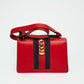 Gucci Hibiscus Red Sylvie Leather Shoulder Bag