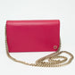 Gucci Blossom Pink Leather Wallet on Chain