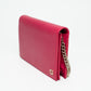 Gucci Blossom Pink Leather Wallet on Chain
