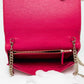 Gucci Blossom Pink Leather Wallet on Chain