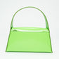 Ferragamo Green Calfskin Geometric Shoulder Bag