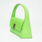 Ferragamo Green Calfskin Geometric Shoulder Bag
