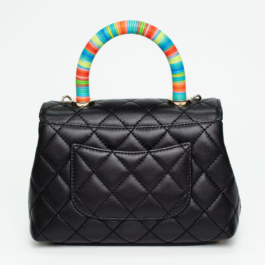 Chanel Mini Coco Handle Rainbow Top Handle Bag