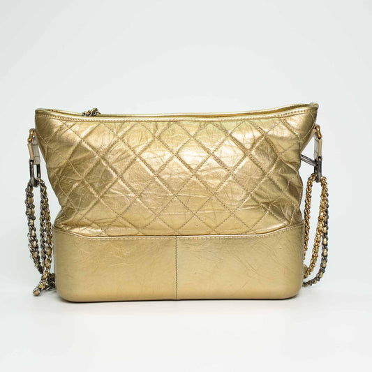 Chanel Gold Gabrielle Medium Shoulder Bag