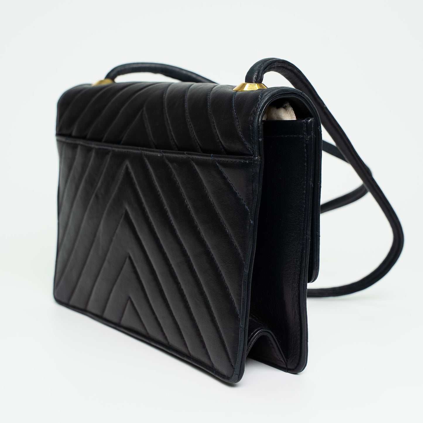 Chanel Navy Blue 2.55 Reissue Flap Shoulder Bag