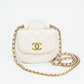 Chanel Mini Round Flap Bag – Ivory Quilted Lambskin