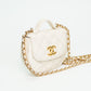 Chanel Mini Round Flap Bag – Ivory Quilted Lambskin
