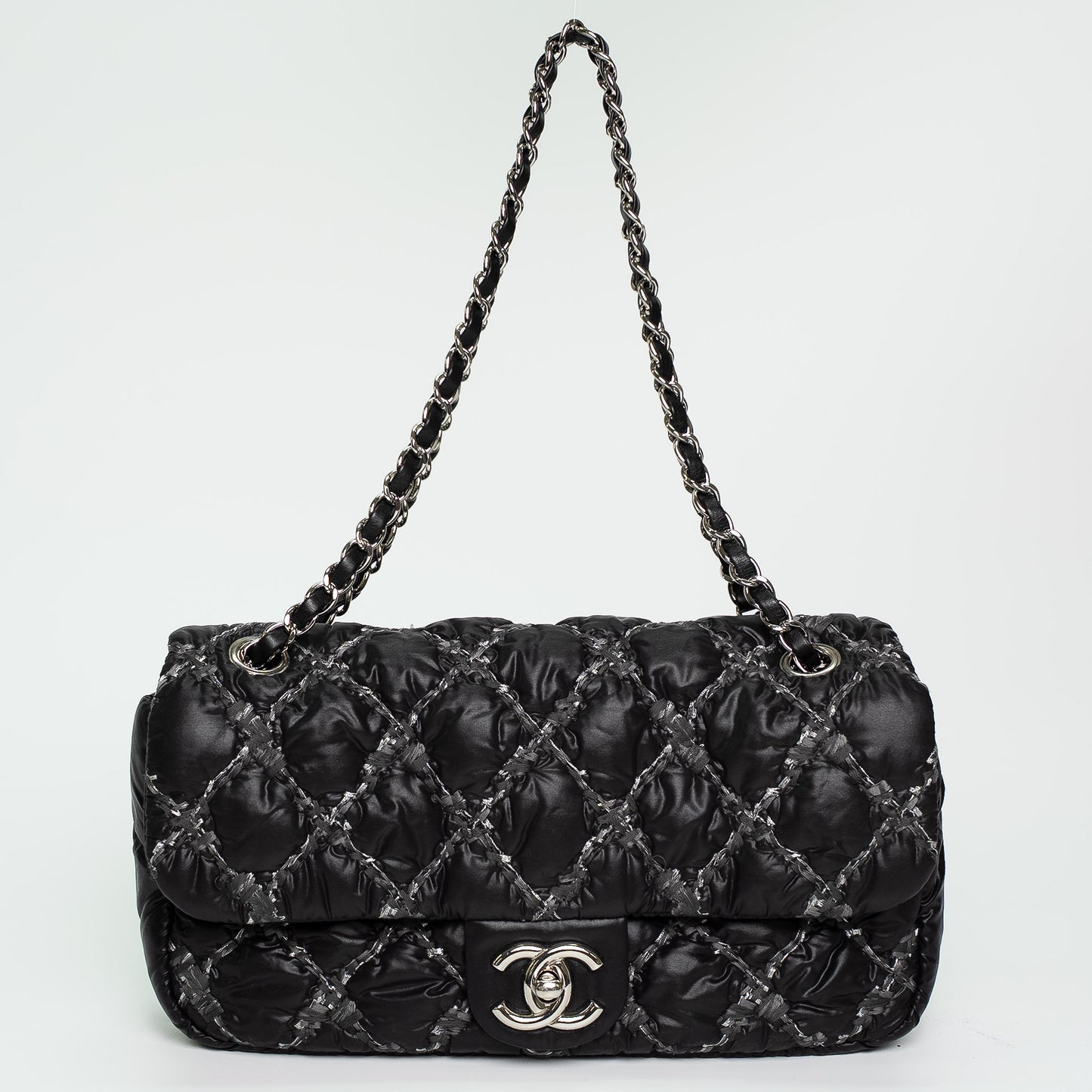Chanel Quilted Bubble Flap Bag