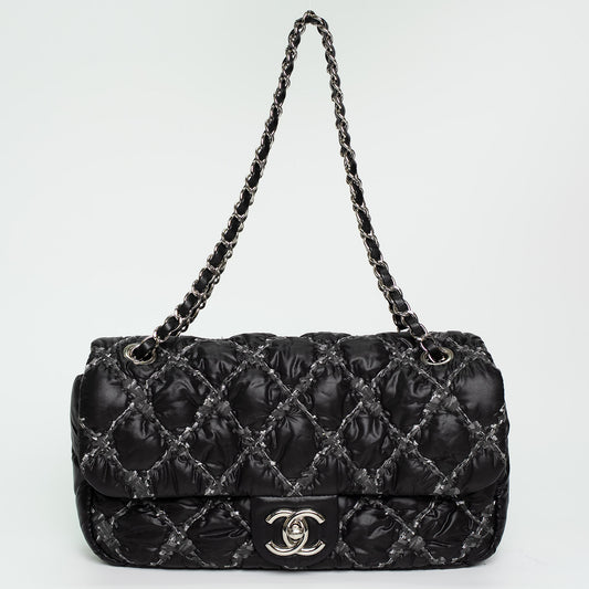 Chanel Quilted Bubble Flap Bag