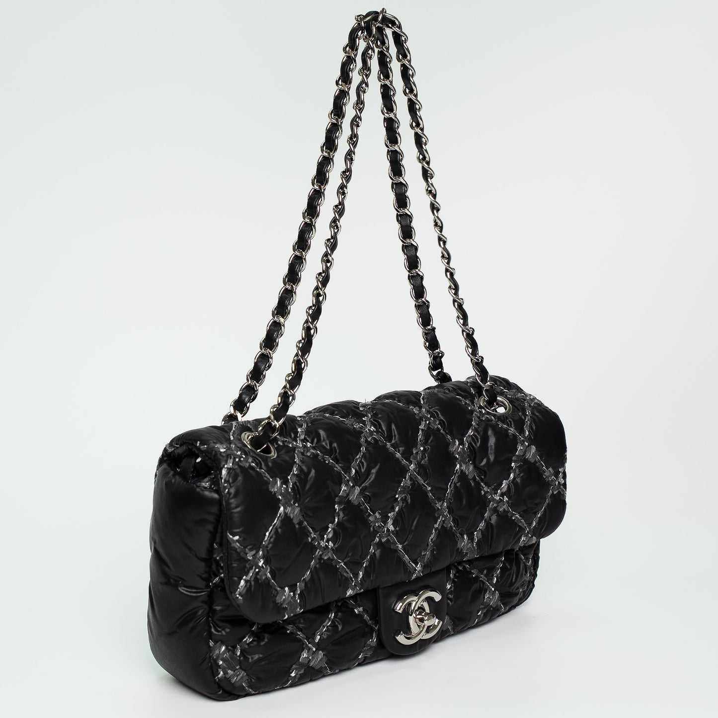 Chanel Quilted Bubble Flap Bag