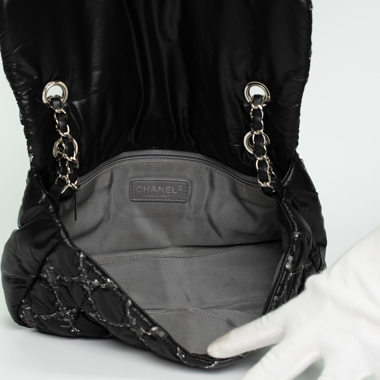 Chanel Quilted Bubble Flap Bag