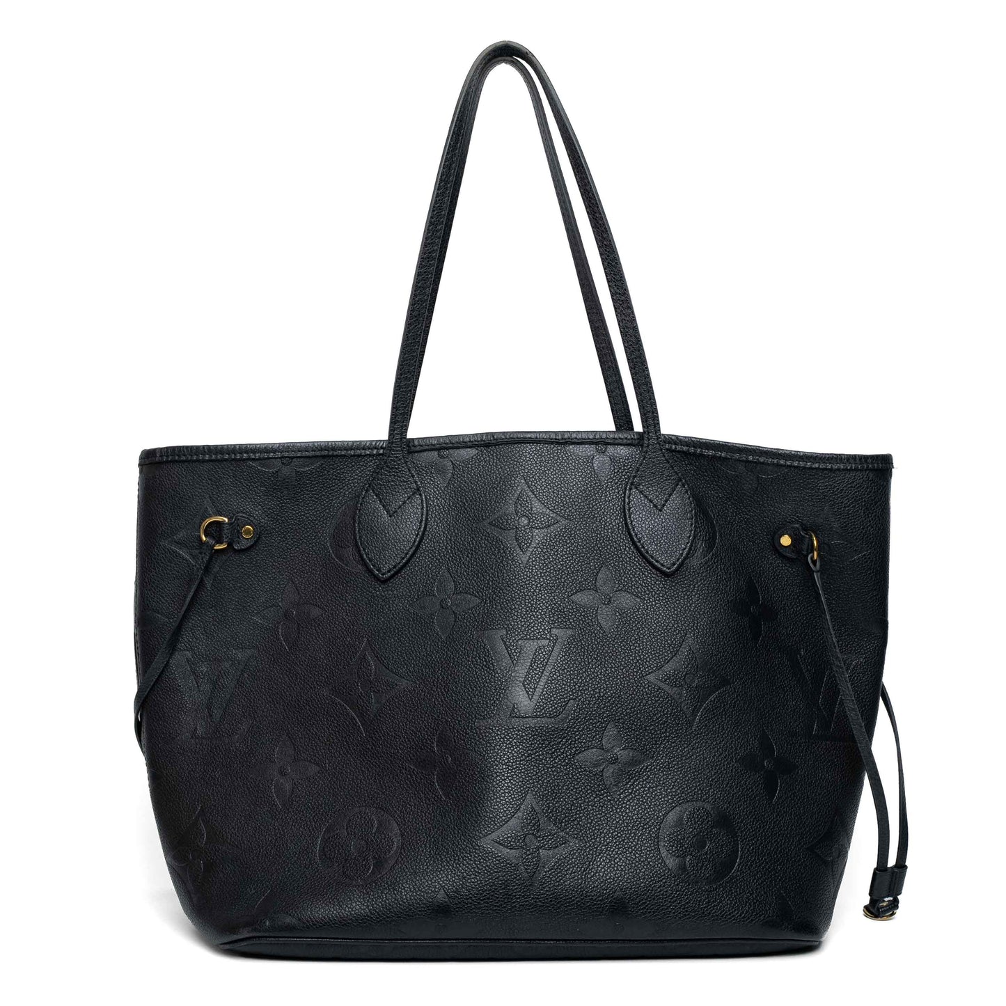 Louis Vuitton Neverfull MM Black Empreinte Tote