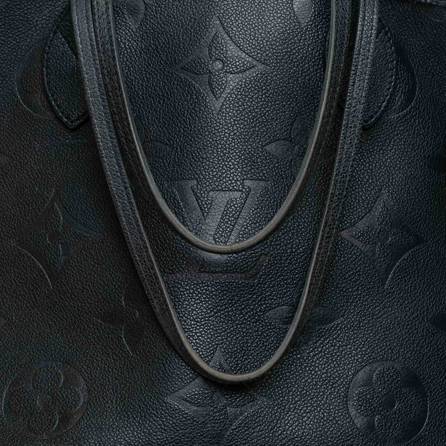 Louis Vuitton Neverfull MM Black Empreinte Tote