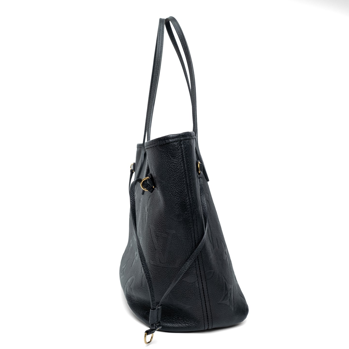 Louis Vuitton Neverfull MM Black Empreinte Tote