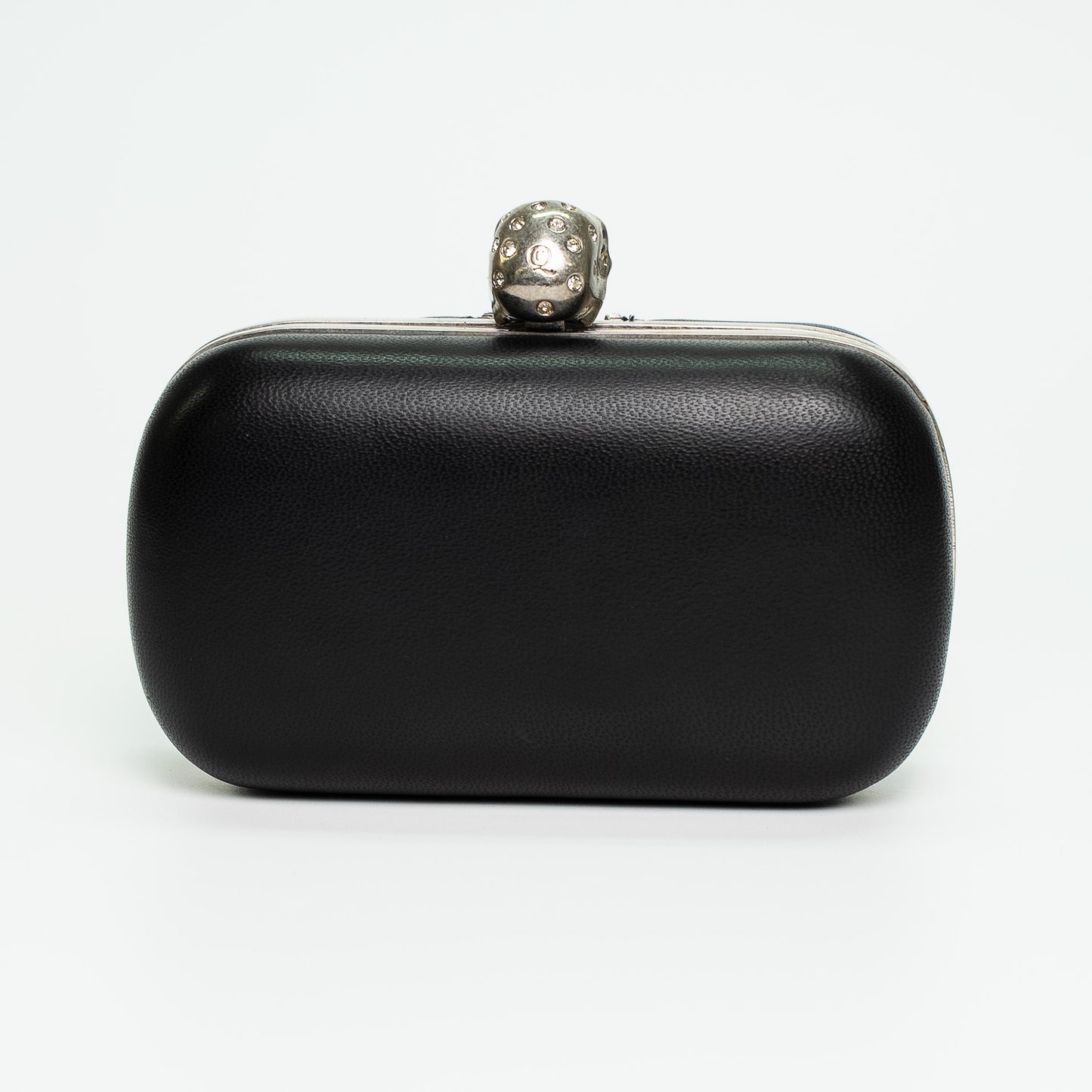 Alexander McQueen Skull Leather Box Clutch