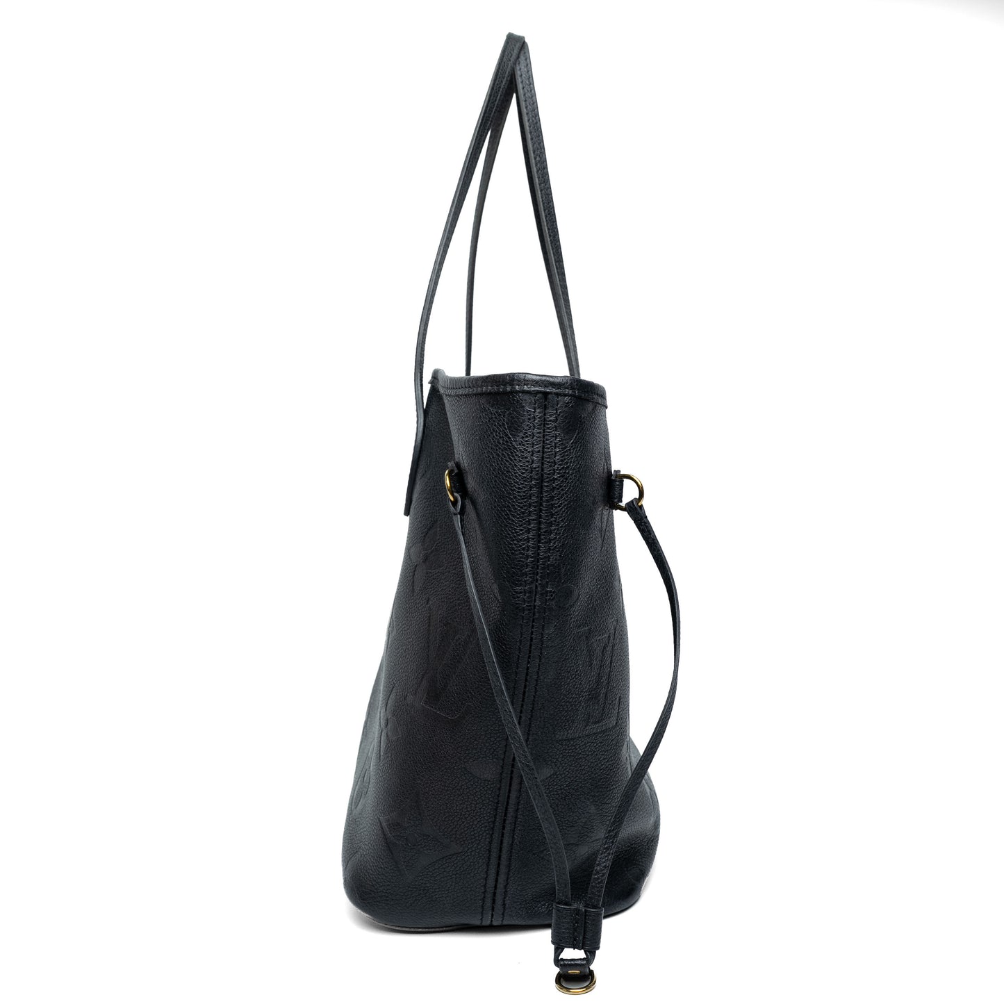 Louis Vuitton Neverfull MM Black Empreinte Tote