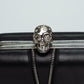 Alexander McQueen Skull Leather Box Clutch