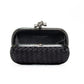 Bottega Veneta Knot Intrecciato Satin Clutch