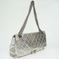 Chanel Metallic Silver Maxi Double Flap Bag (2006)