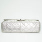 Chanel Metallic Silver Maxi Double Flap Bag (2006)