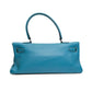 Hermes Shoulder Kelly Blue Jean Clemence Bag