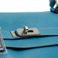 Hermes Shoulder Kelly Blue Jean Clemence Bag