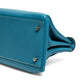 Hermes Shoulder Kelly Blue Jean Clemence Bag
