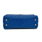 Chanel Blue Chevron Caviar Top Handle Bag