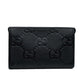 Gucci Jumbo GG Black Leather Clutch Pouch