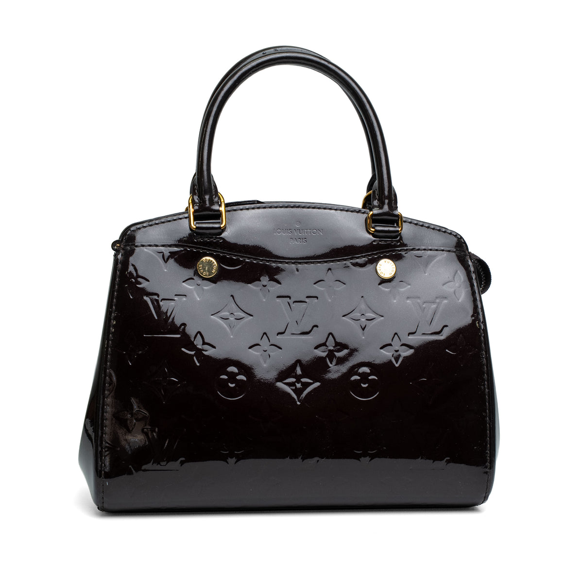 Louis Vuitton Vernis Brea MM Black Handbag