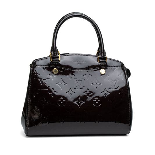 Louis Vuitton Vernis Brea MM Black Handbag