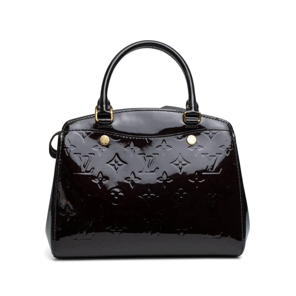 Louis Vuitton Vernis Brea MM Black Handbag