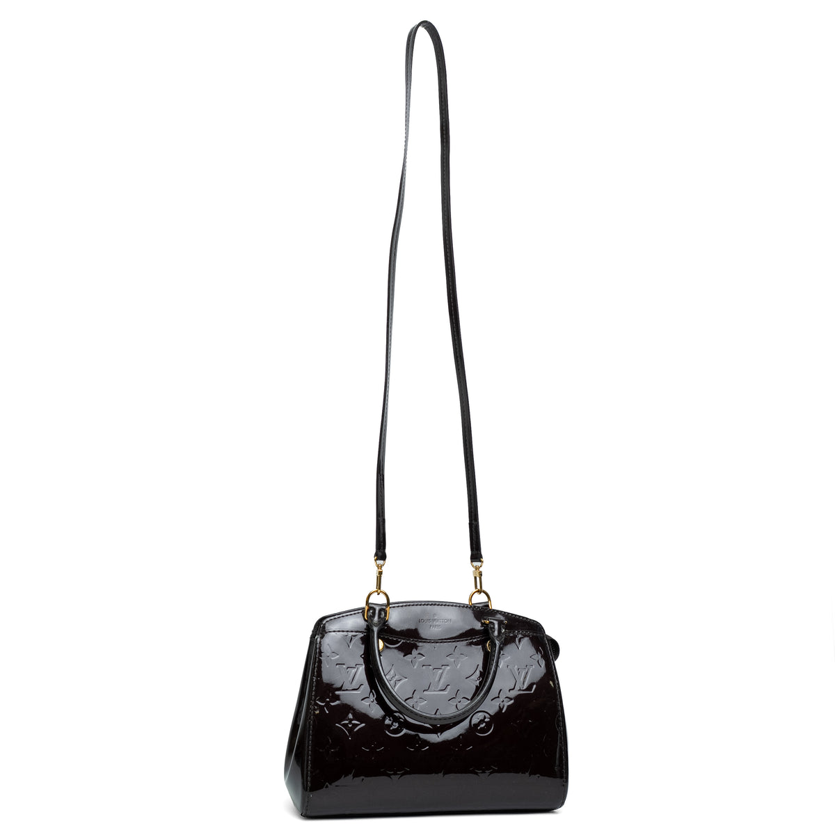Louis Vuitton Vernis Brea MM Black Handbag