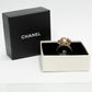 Chanel Vintage Flower Pearl Logo Ring