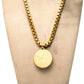 Versace Medusa Gold-Tone Pendant Necklace