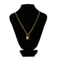 Louis Vuitton Padlock Gold-Tone Chain Necklace