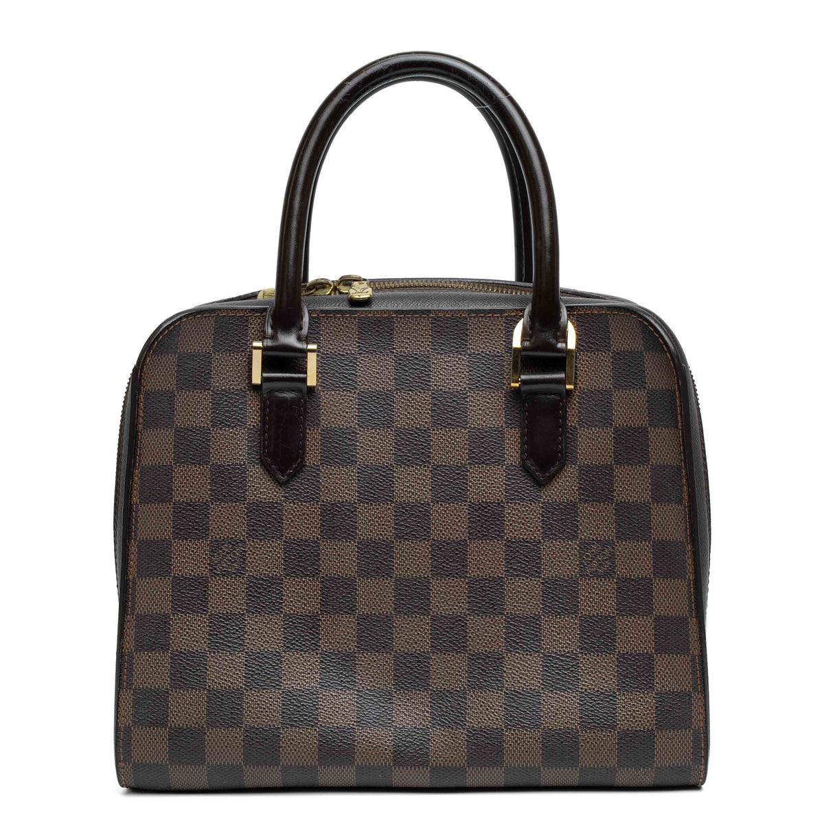 Louis Vuitton Triana Damier Ebene Leather Handbag