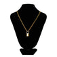 Louis Vuitton Padlock Gold-Tone Chain Necklace