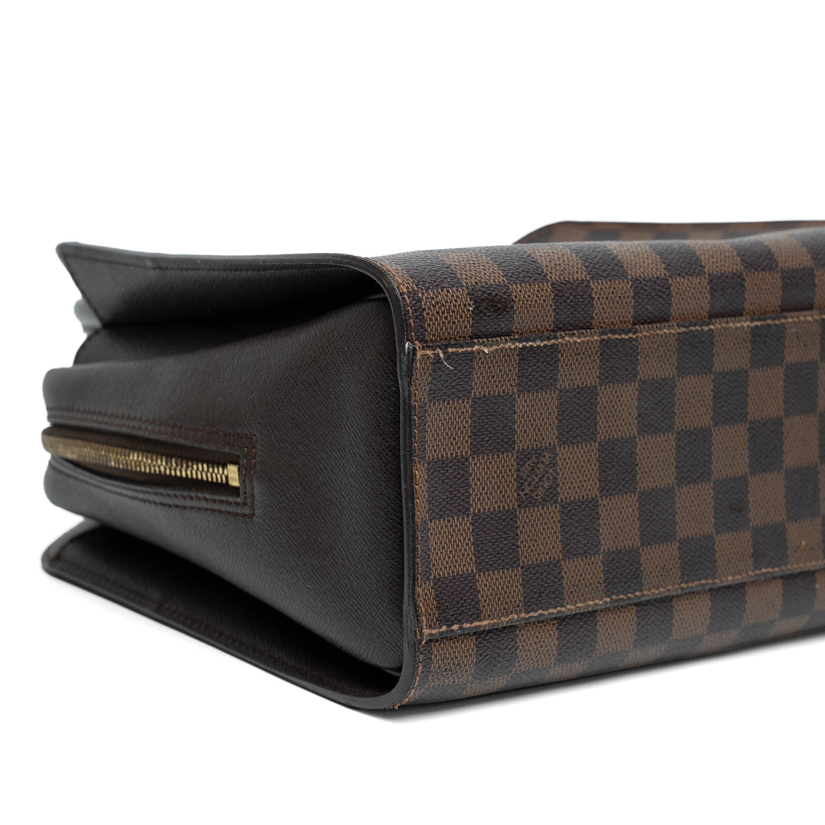 Louis Vuitton Triana Damier Ebene Leather Handbag
