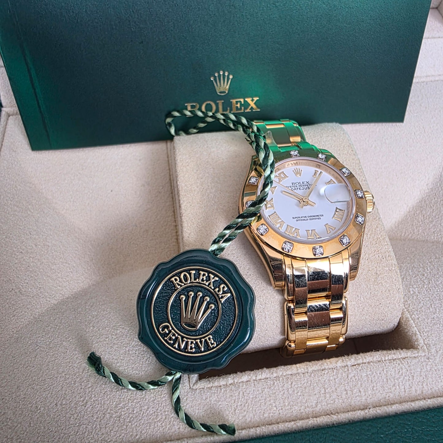 Rolex Pearlmaster 29 Yellow Gold Watch