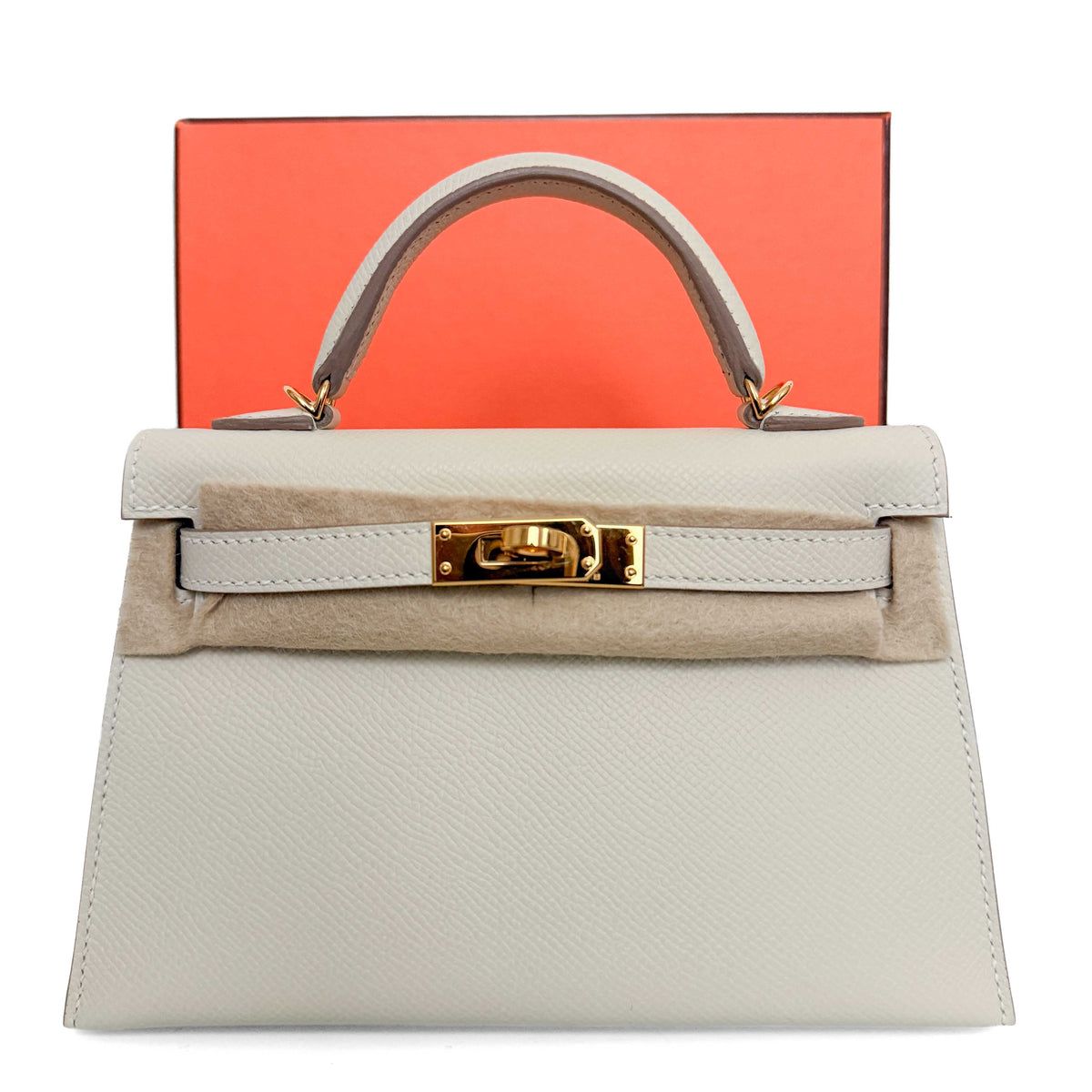 Hermès Kelly Sellier 20 Craie Epsom Handbag