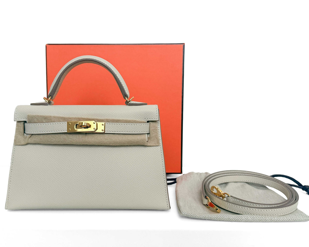 Hermès Kelly Sellier 20 Craie Epsom Handbag