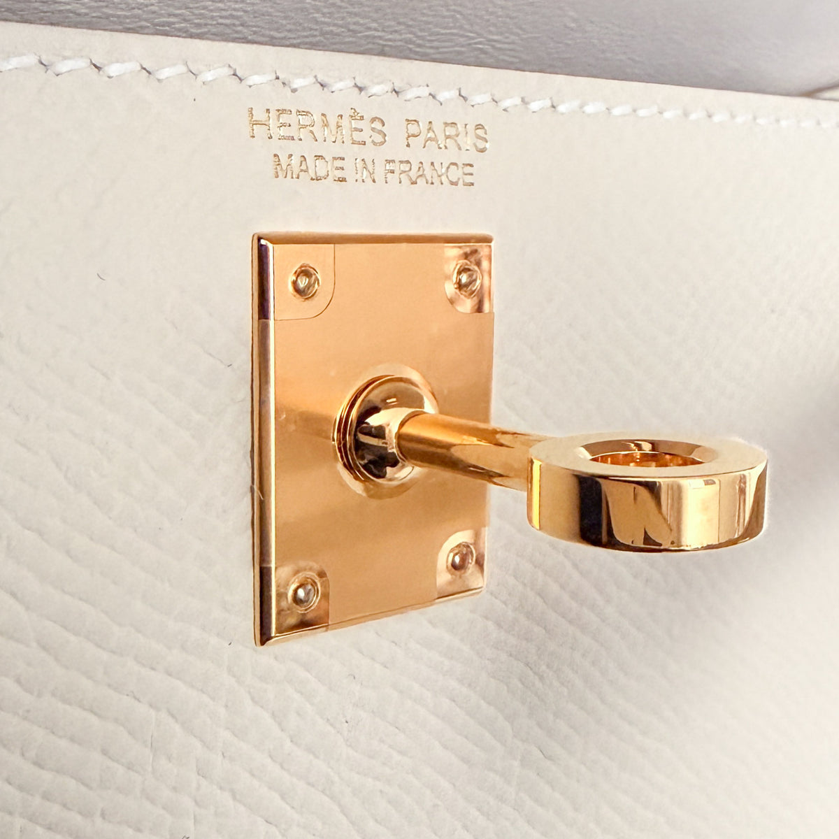 Hermès Kelly Sellier 20 Craie Epsom Handbag