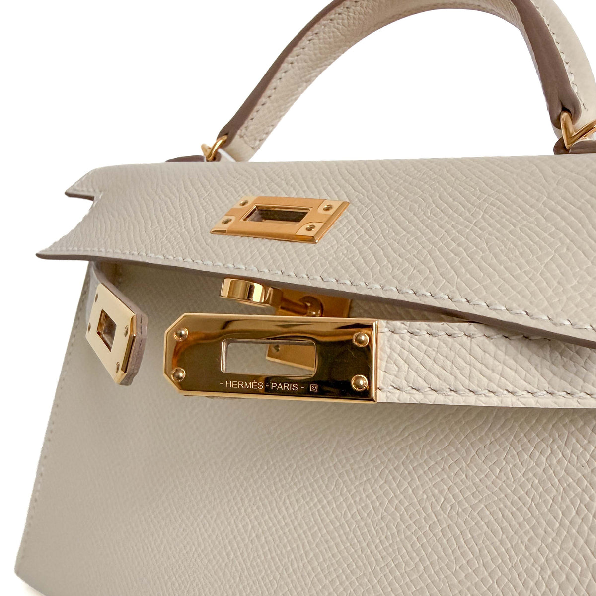 Hermès Kelly Sellier 20 Craie Epsom Handbag