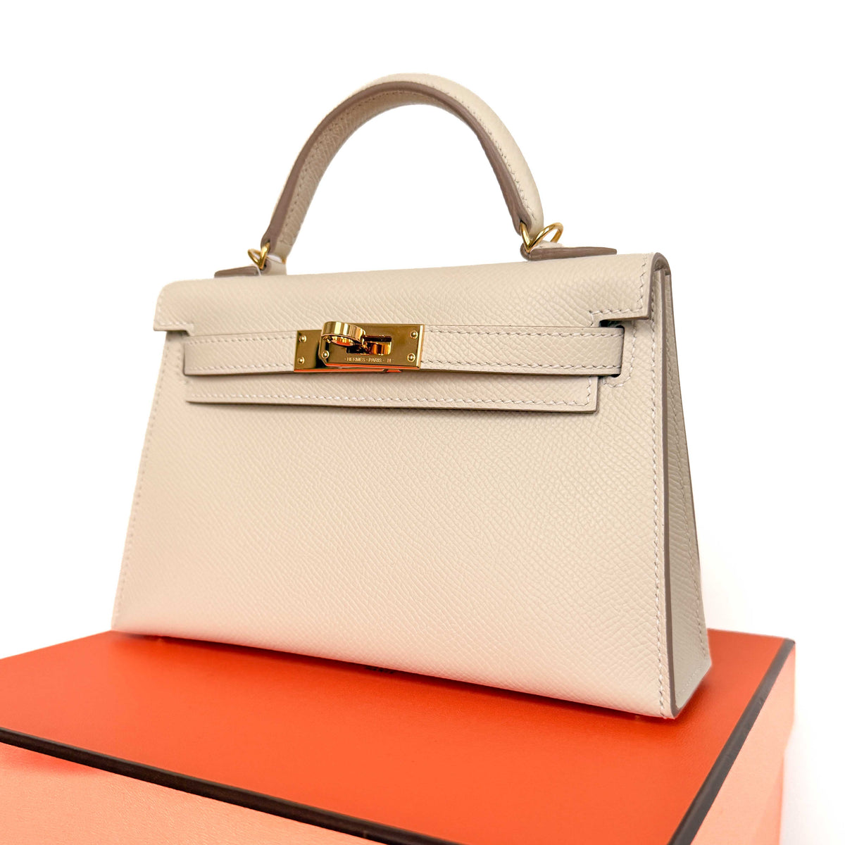 Hermès Kelly Sellier 20 Craie Epsom Handbag