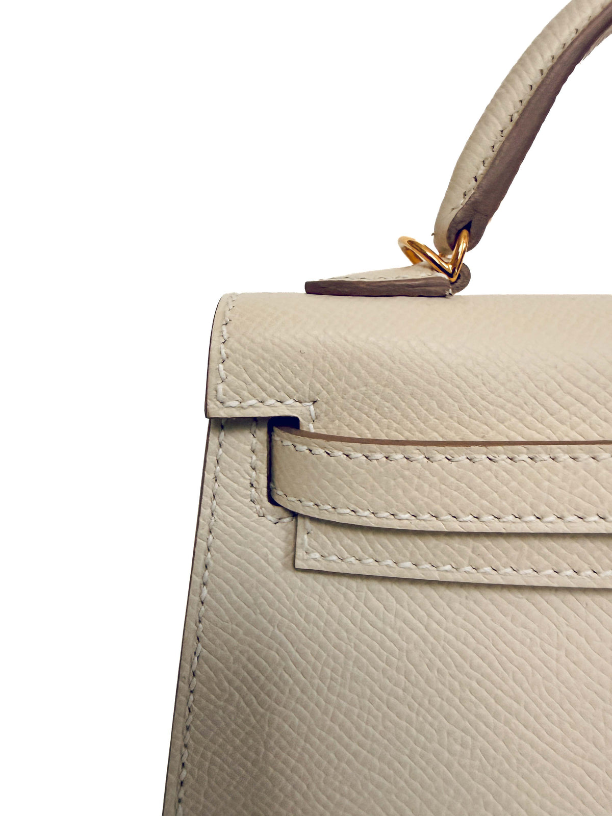 Hermès Kelly Sellier 20 Craie Epsom Handbag
