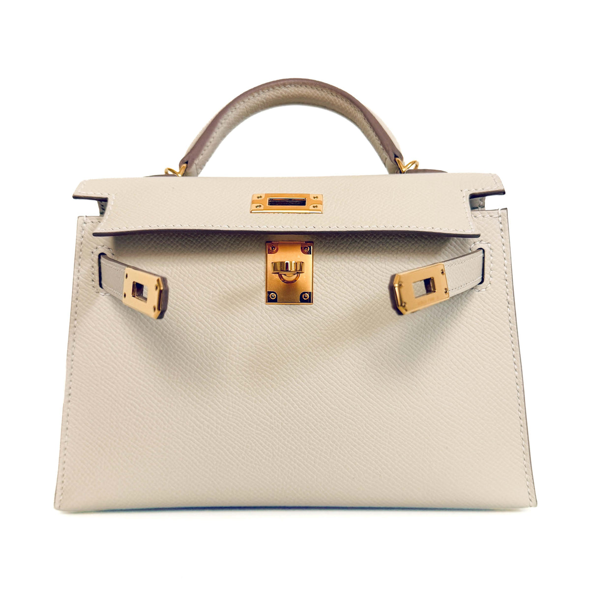 Hermès Kelly Sellier 20 Craie Epsom Handbag