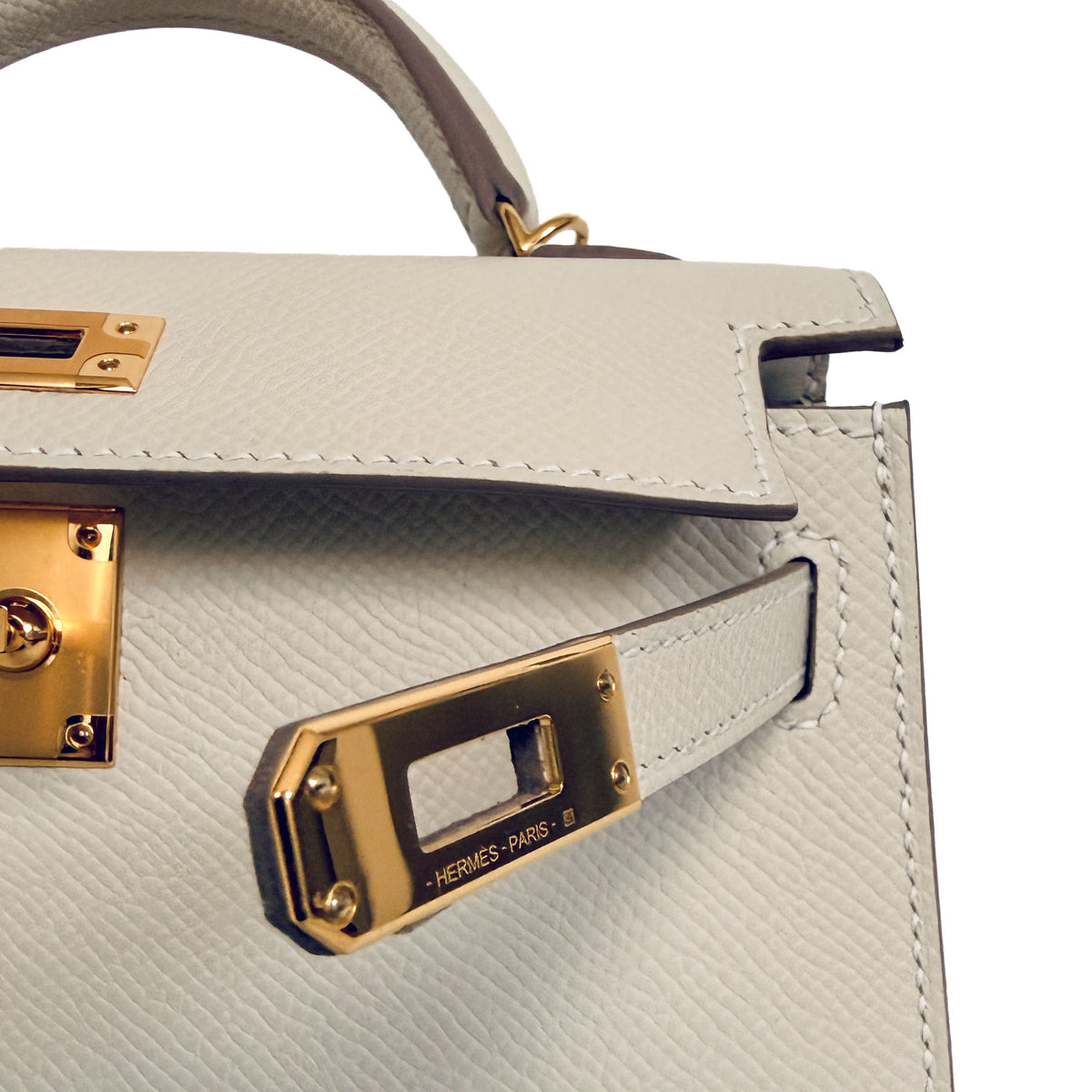 Hermès Kelly Sellier 20 Craie Epsom Handbag