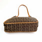 Fendi Zucchino FF Canvas Brown Vintage Hobo Bag