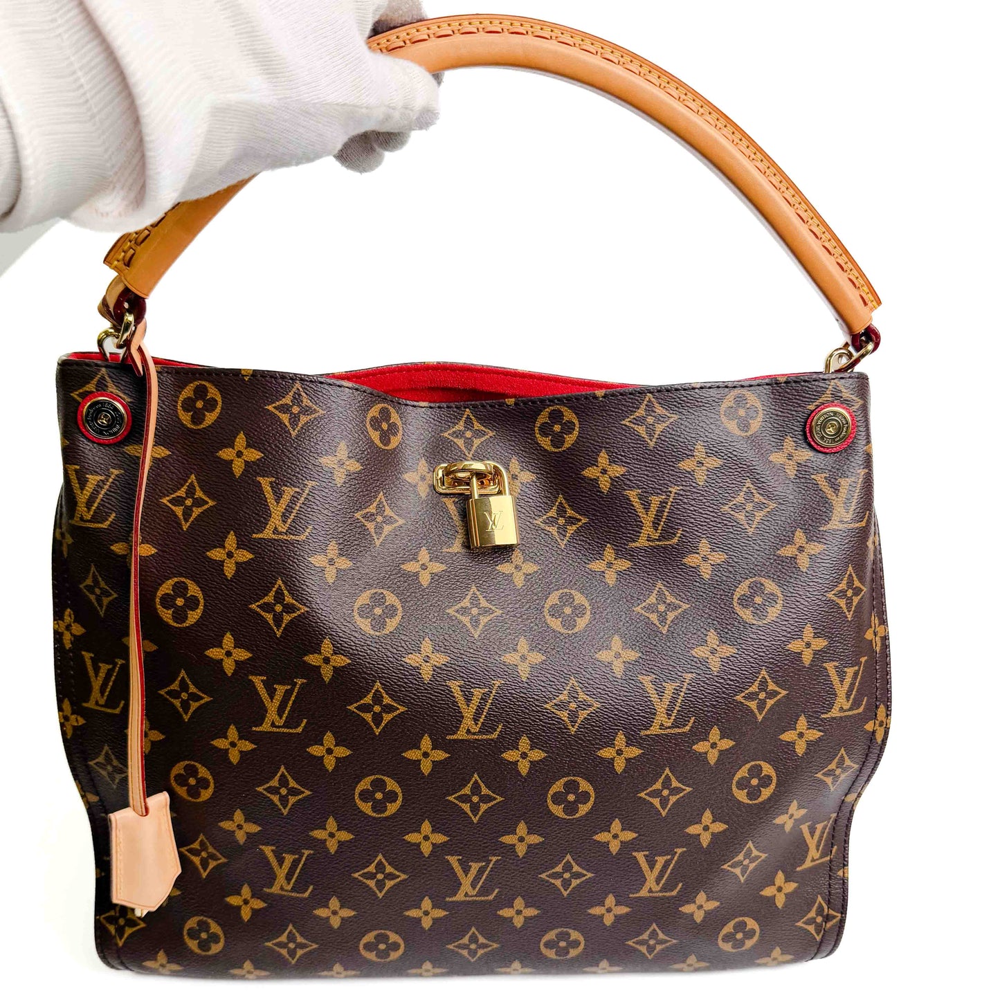 Louis Vuitton Artsy MM Monogram Canvas Hobo Bag